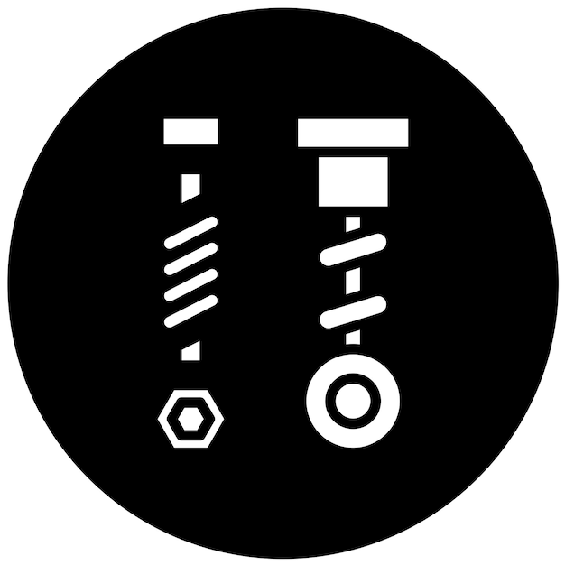 Vectorontwerp Machine Parts Icon Style
