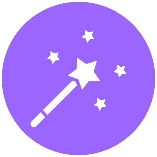 Vectorontwerp Magic Icon Style
