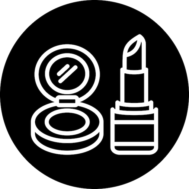 Vectorontwerp Make-up Icon Stijl