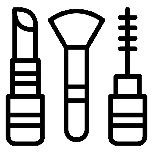 Vectorontwerp Make-up Icon Stijl