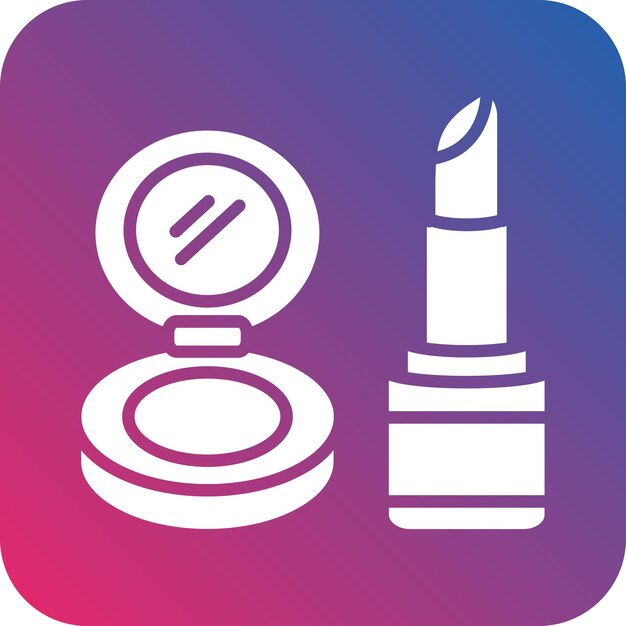 Vectorontwerp Make-up Icon Stijl