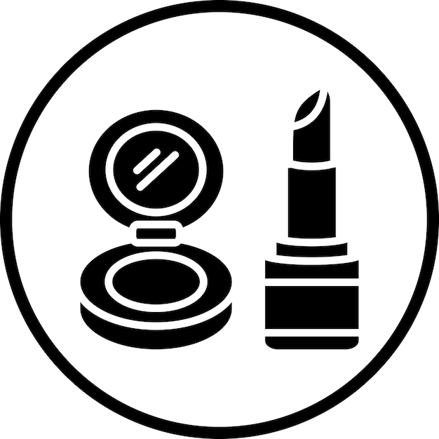 Vectorontwerp Make-up Icon Stijl