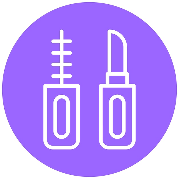 Vectorontwerp Make-up Icon Stijl