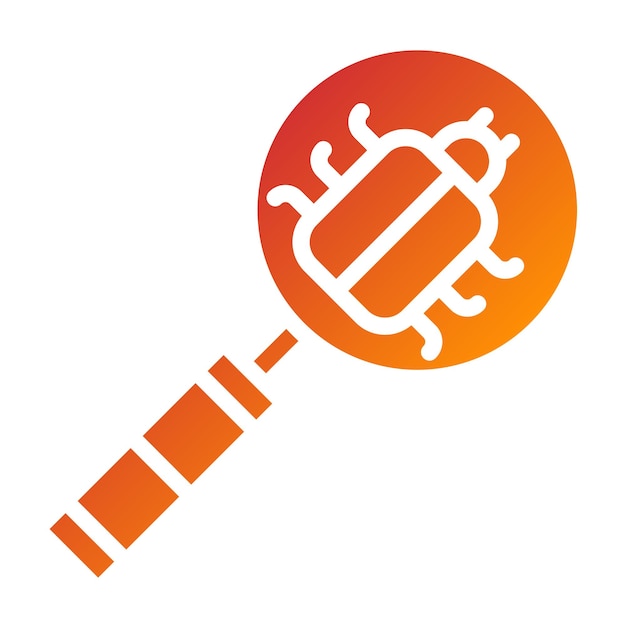 Vectorontwerp Malware Detect Icon Style