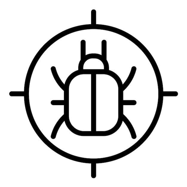 Vectorontwerp MalwareBlock Icon Style
