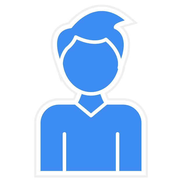 Vectorontwerp Man Icon Style
