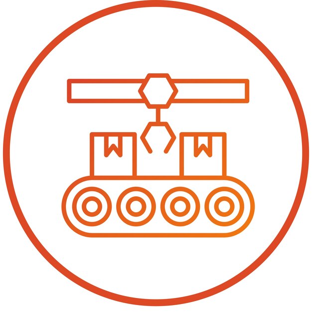 Vectorontwerp Manufacturing Icon Style