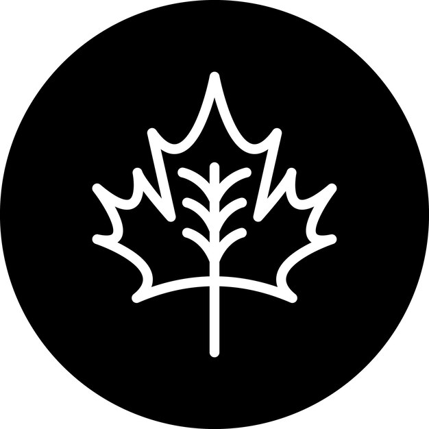 Vectorontwerp Maple Icon Style