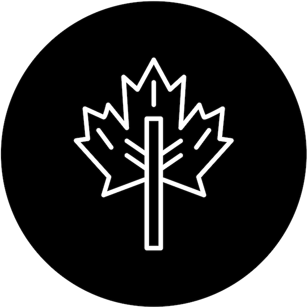 Vectorontwerp Maple Leaf Icon Style