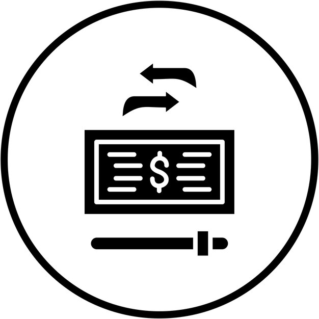 Vectorontwerp Maximaal bedrag van de transactie Icon Style