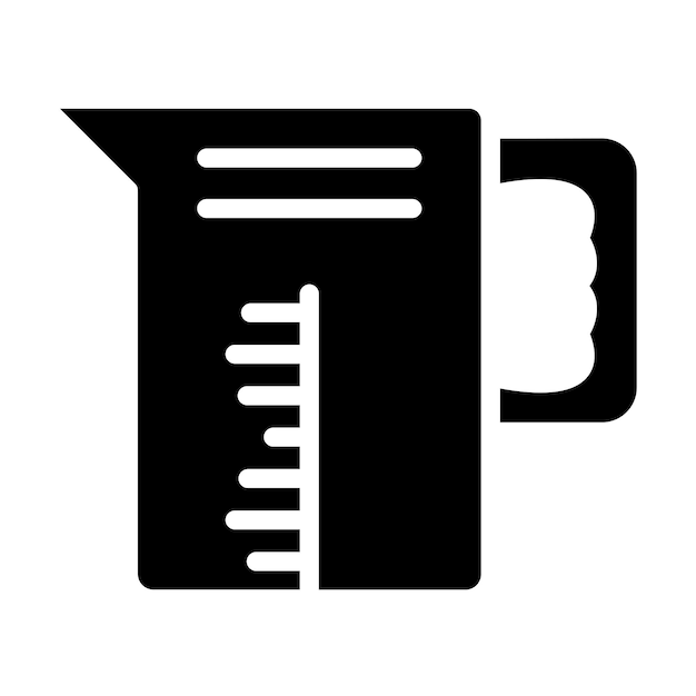 Vectorontwerp Measuring Cup Icon Style