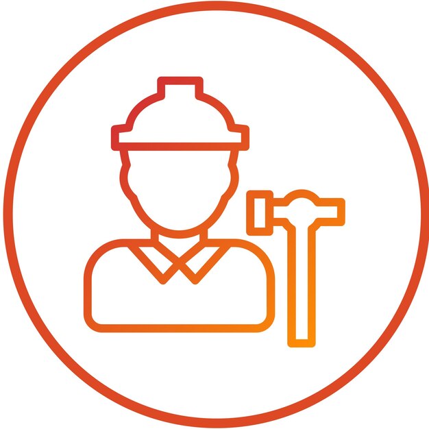 Vectorontwerp Mechanic Icon Style