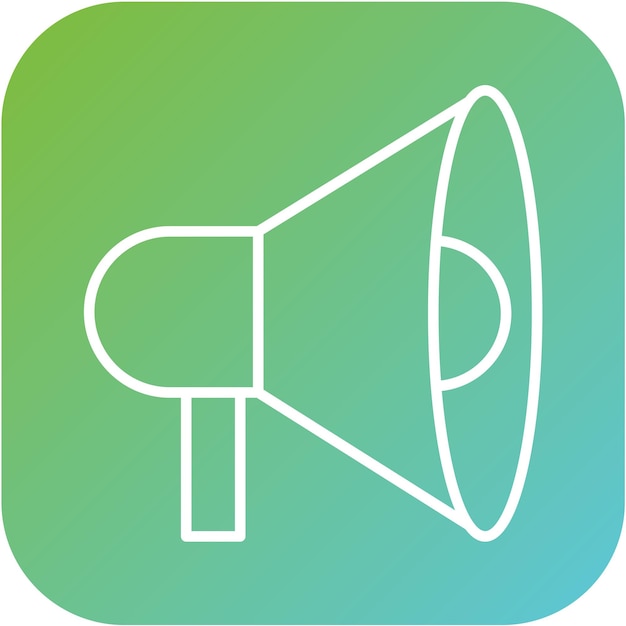 Vectorontwerp Megaphone Icon Style