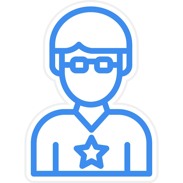 Vectorontwerp Menselijke Cannonball Icon Style