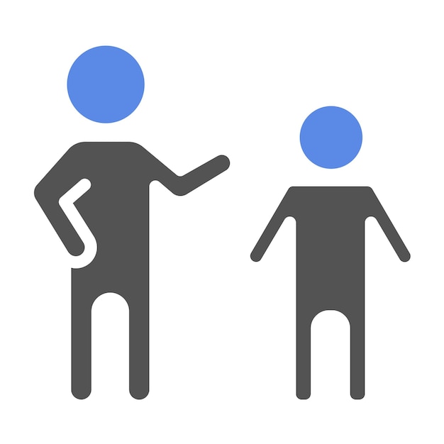 Vectorontwerp Mentoring Icon Style