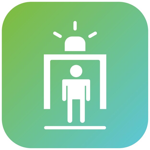 Vectorontwerp Metaaldetector Icon Style