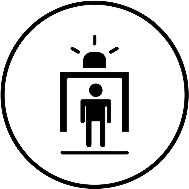 Vectorontwerp Metaaldetector Icon Style