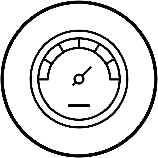 Vectorontwerp Meter Icon Stijl