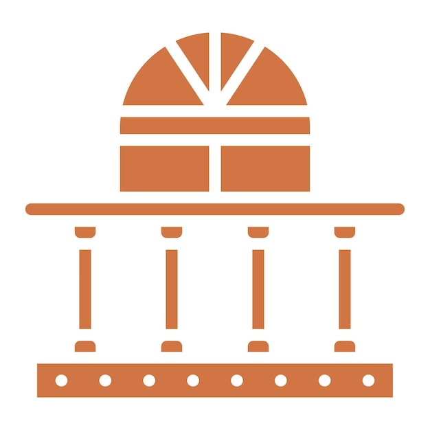 Vectorontwerp Mezzanine Icon Style