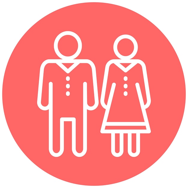 Vectorontwerp Mingle Icon Style