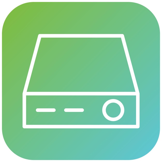 Vectorontwerp Mini ITX Icon Style