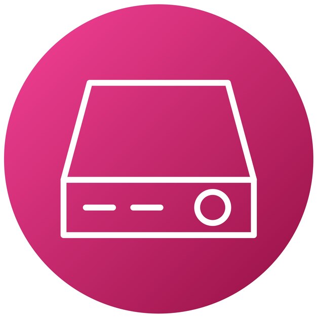 Vectorontwerp Mini ITX Icon Style