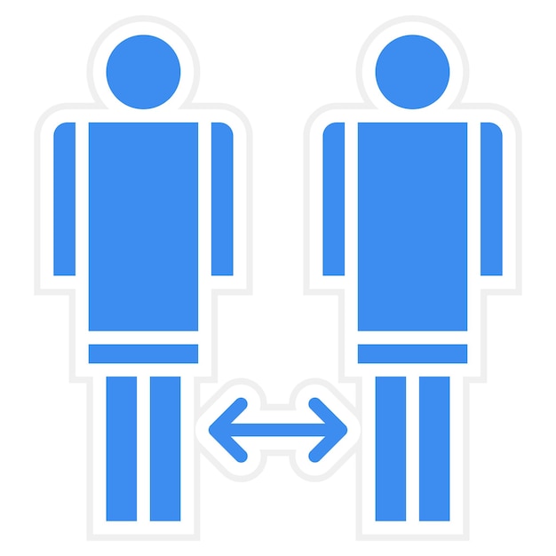 Vectorontwerp Minimal Contact Icon Style