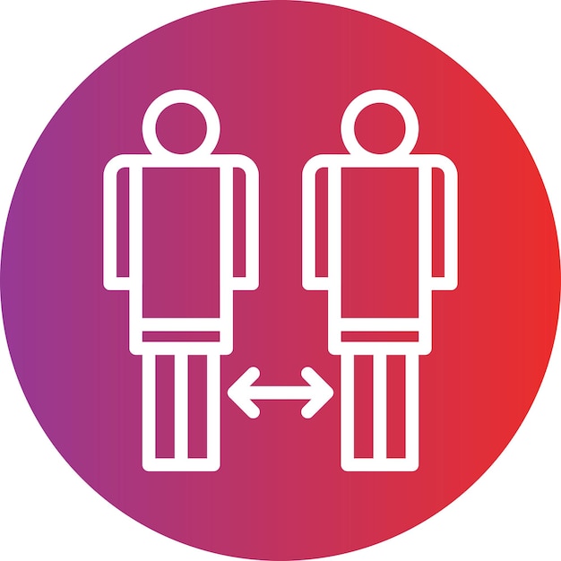 Vectorontwerp Minimal Contact Icon Style
