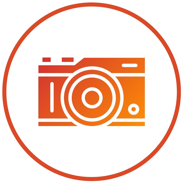 Vectorontwerp Mirrorless Camera Icon Stijl