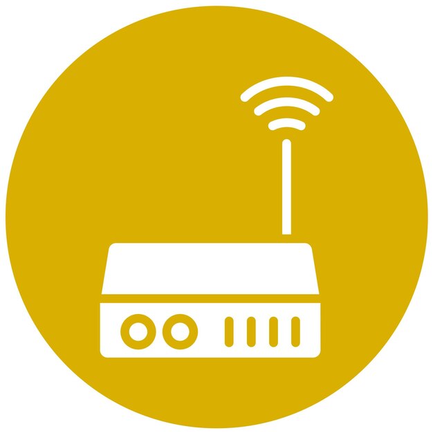 Vectorontwerp modem icoon stijl