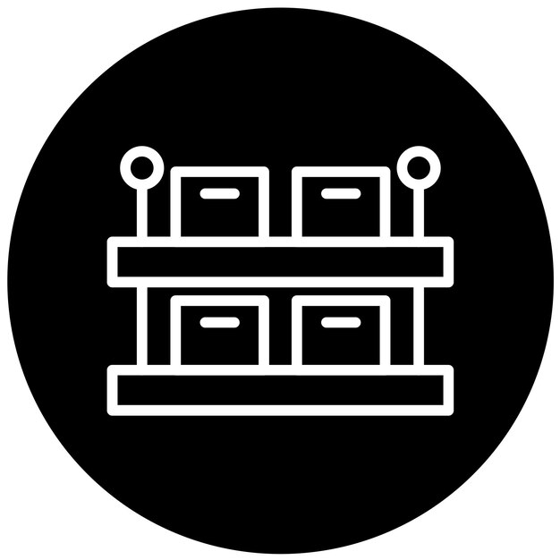 Vectorontwerp Modulaire raken Icon Style