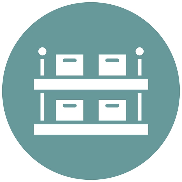 Vectorontwerp Modulaire raken Icon Style