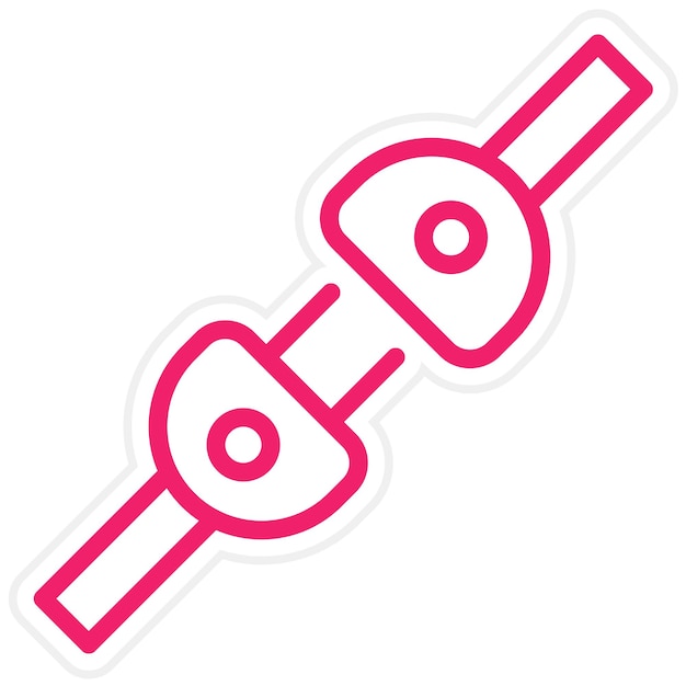 Vectorontwerp Molex Power Icon Style