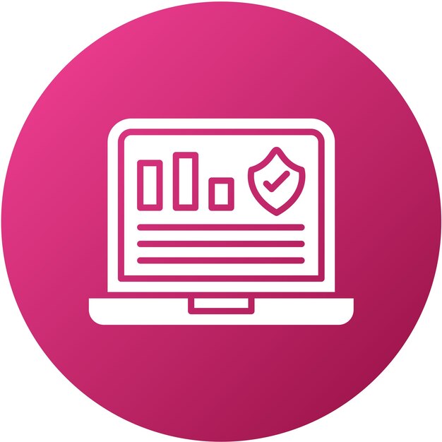 Vectorontwerp Monitoring Icon Style