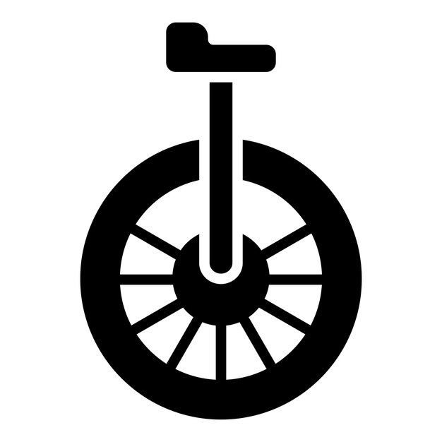 Vectorontwerp Monocycle Icon Style