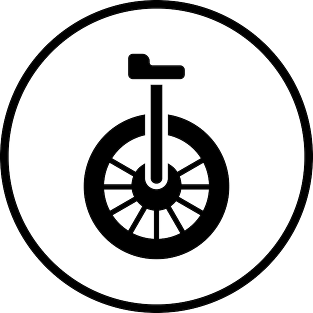 Vectorontwerp Monocycle Icon Style