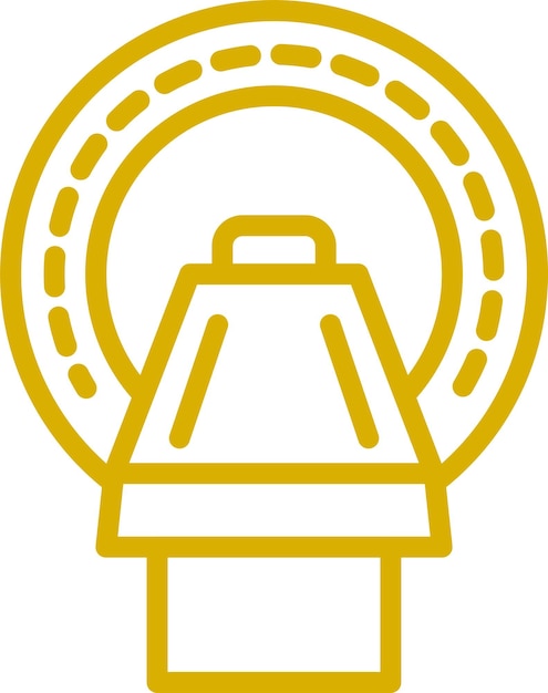 Vectorontwerp MRI Scan Icon Style