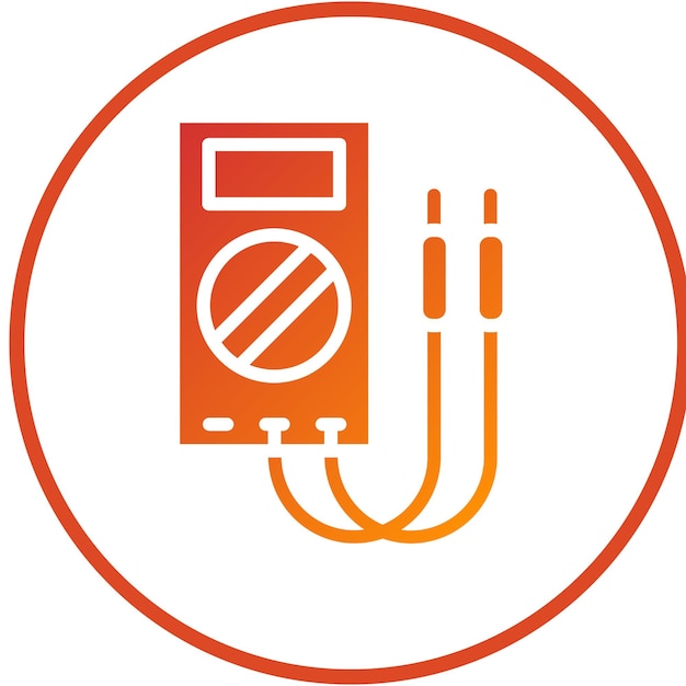 Vectorontwerp Multimeter Icon Style
