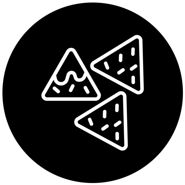 Vectorontwerp Nacho Nexus Icon Style