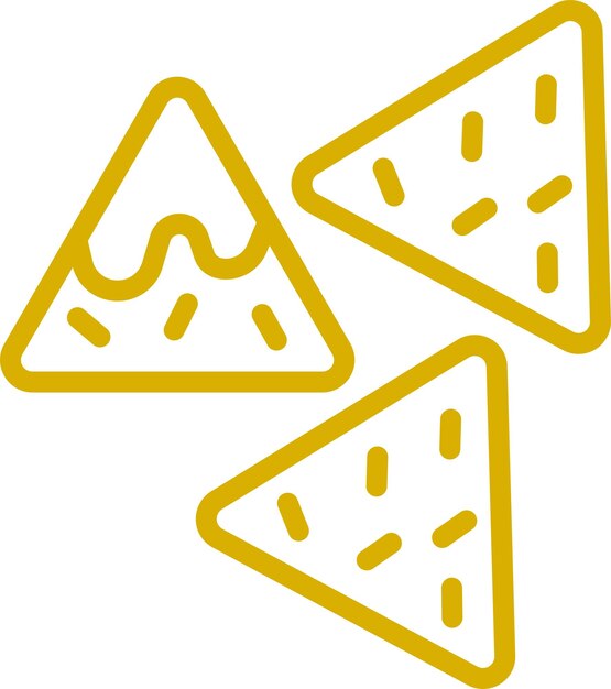 Vectorontwerp Nacho Nexus Icon Style