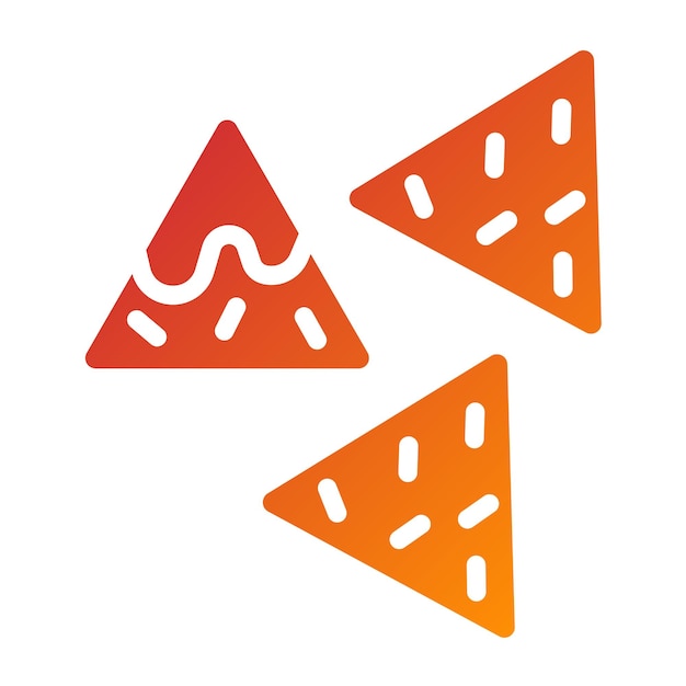 Vectorontwerp Nacho Nexus Icon Style