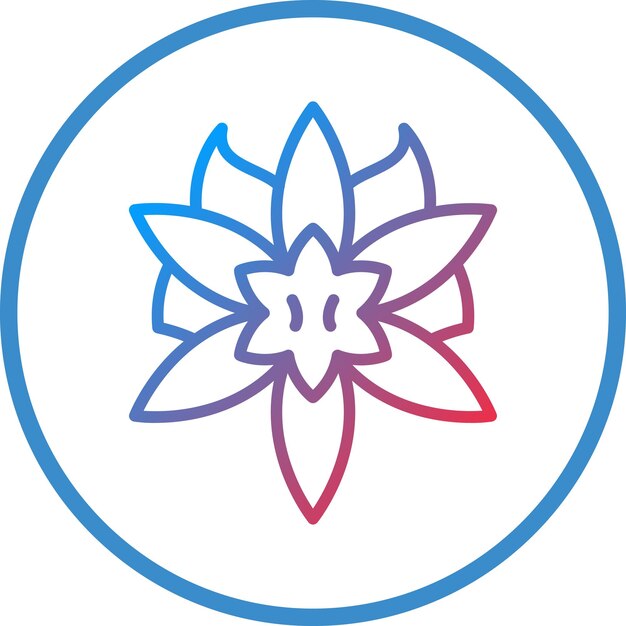 Vectorontwerp Narcissus Icon Stijl