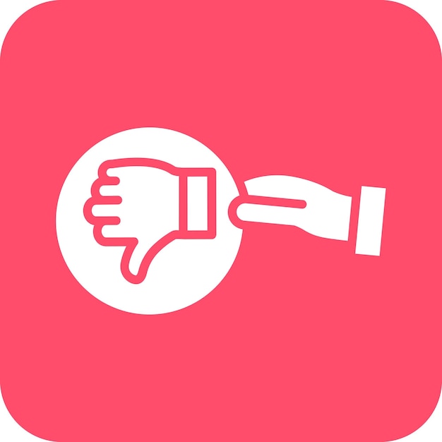 Vectorontwerp Negatieve gevolgen Icon Style