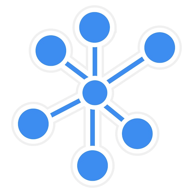 Vectorontwerp Netwerk Icon Style