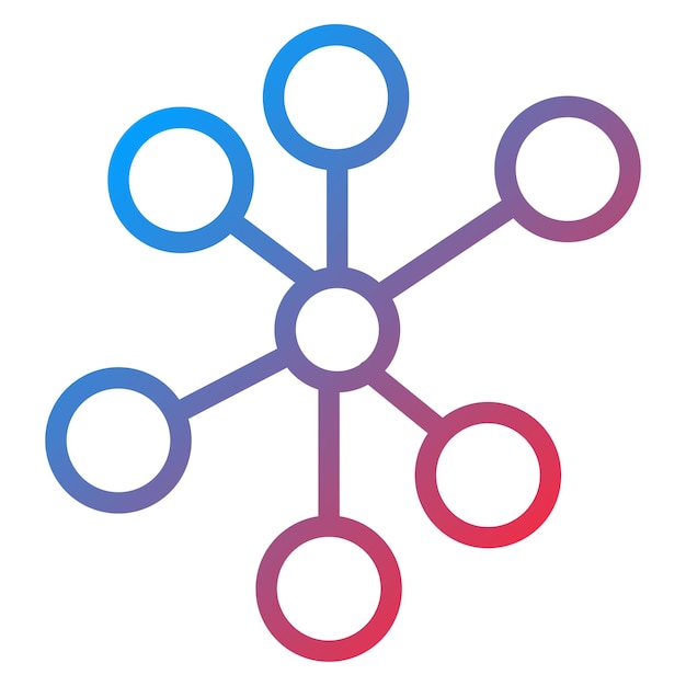 Vectorontwerp Netwerk Icon Style