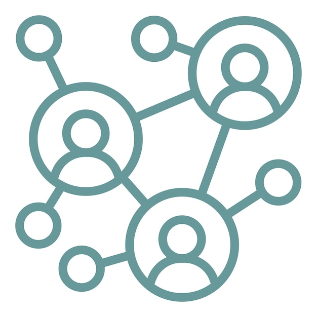 Vectorontwerp Netwerk Icon Style