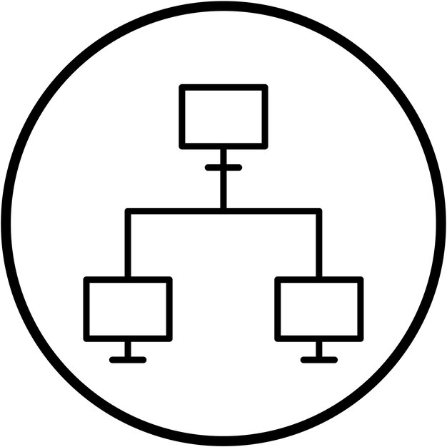 Vectorontwerp Netwerk Icon Style