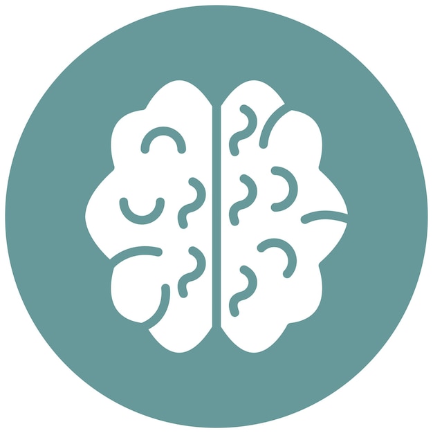 Vectorontwerp Neurologie Icon Stijl