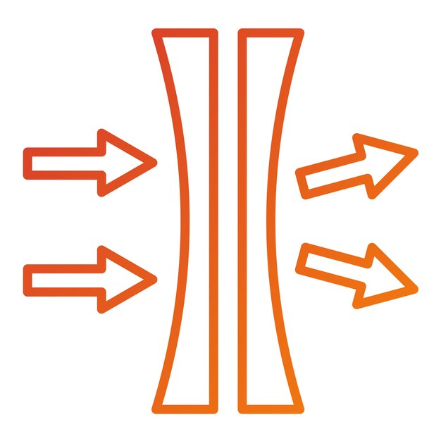 Vectorontwerp Normale indexlenzen Icon Style