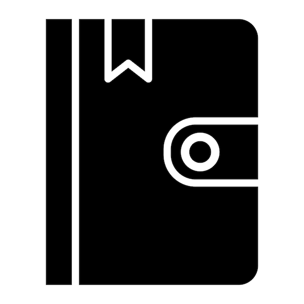 Vectorontwerp notebook icoon stijl